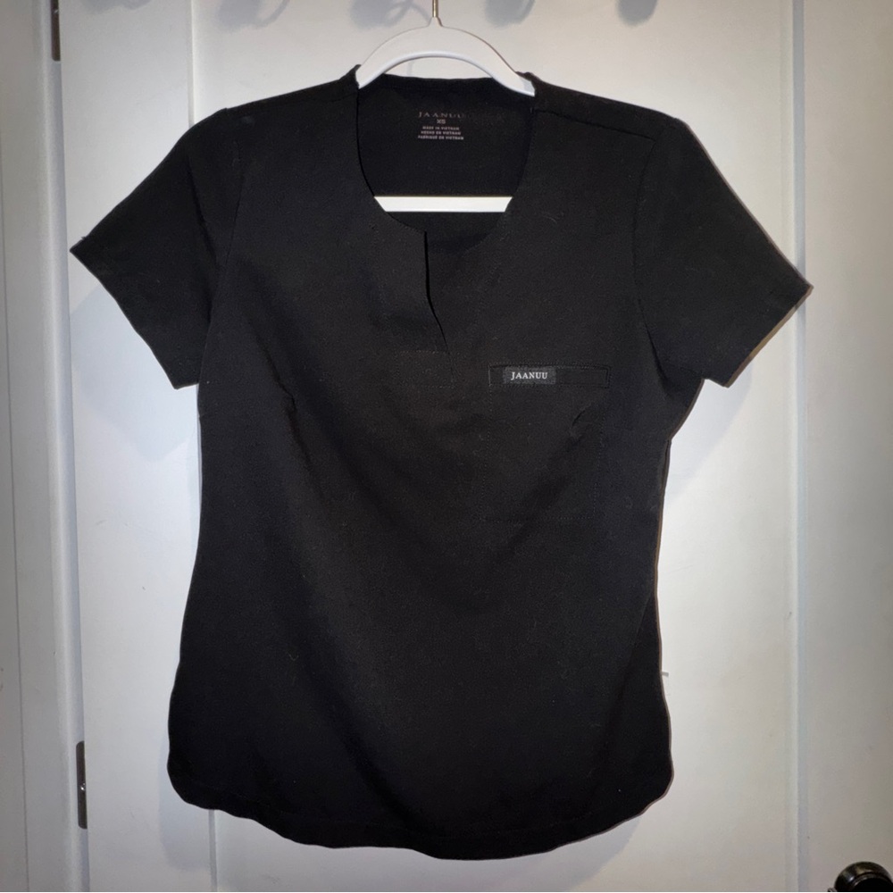 Jaanuu Black Women's scrub top